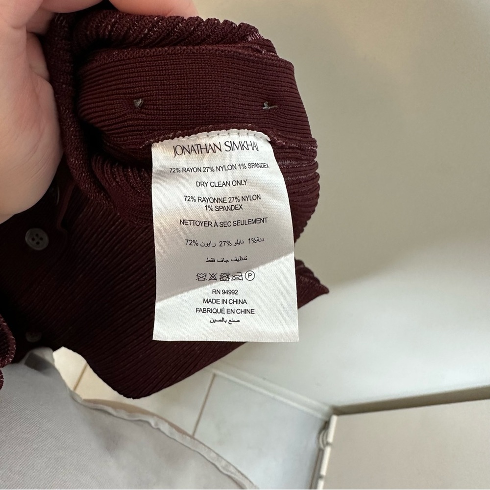 Jonathan Simkhai Ashton Patchwork Plaited Rib Kni… - image 7